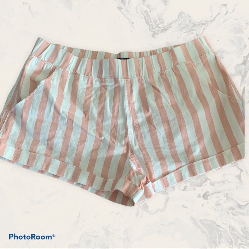 Rewash-Pink striped shorts